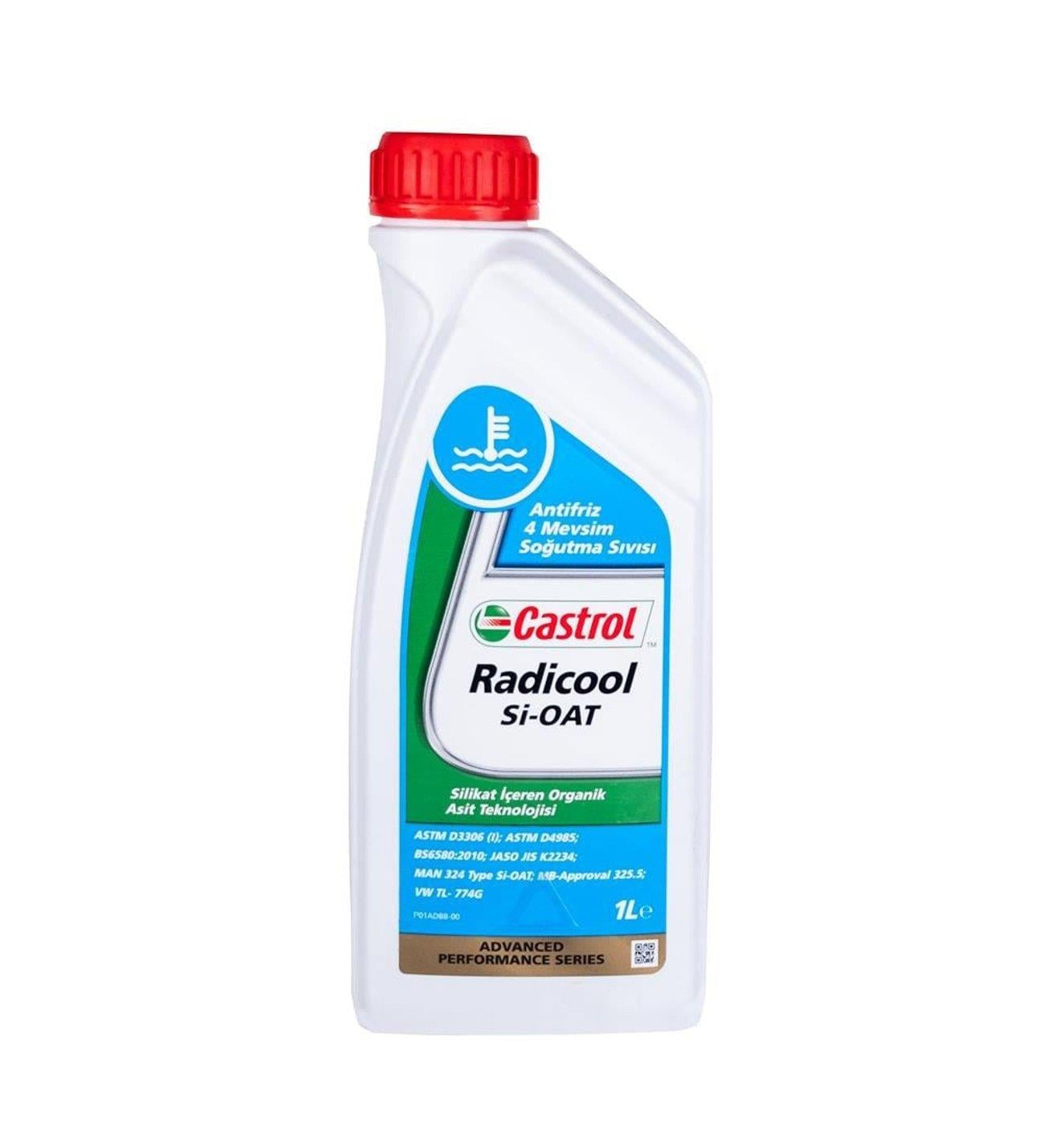 Castrol RADICOOL SI-OAT Kırmızı Antifriz 1 Litre