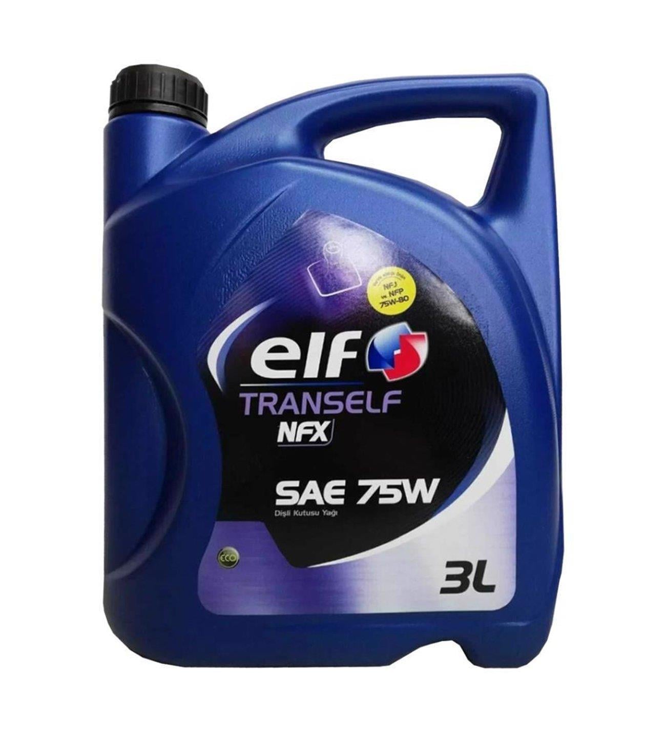 ELF TRANSELF NFX SAE 75W Şanzıman Yağı 3 Litre