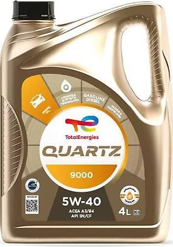 TOTAL QUARTZ 9000 5W40 Motor Yağı 4 Litre
