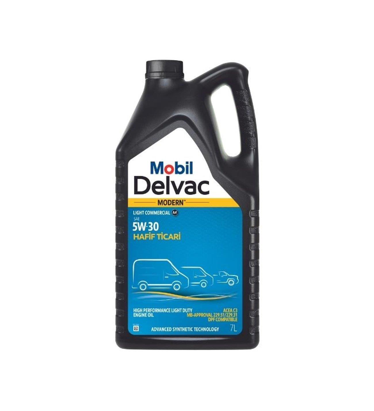 MOBİL 1 DELVAC M LIGHT COM M 5W30 Motor Yağı 7 Litre