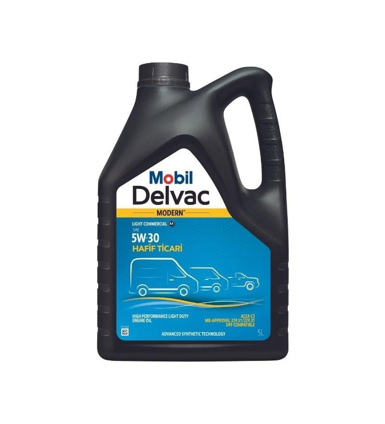 MOBİL 1 DELVAC M LIGHT COM M 5W30 Motor Yağı 5 Litre