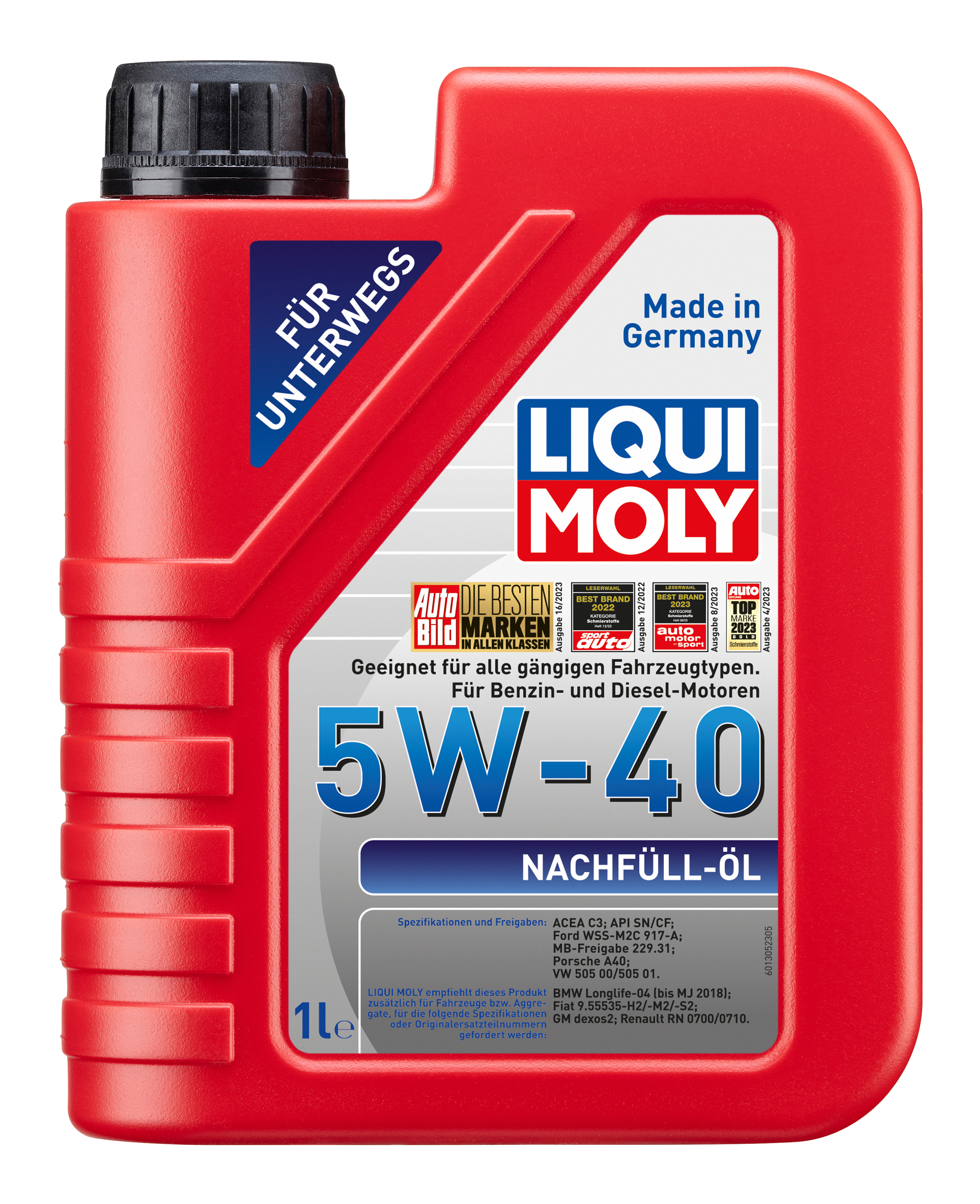 LIQUI MOLY Top-Up Oil 5W-40 | Motor Yağı 1 Litre