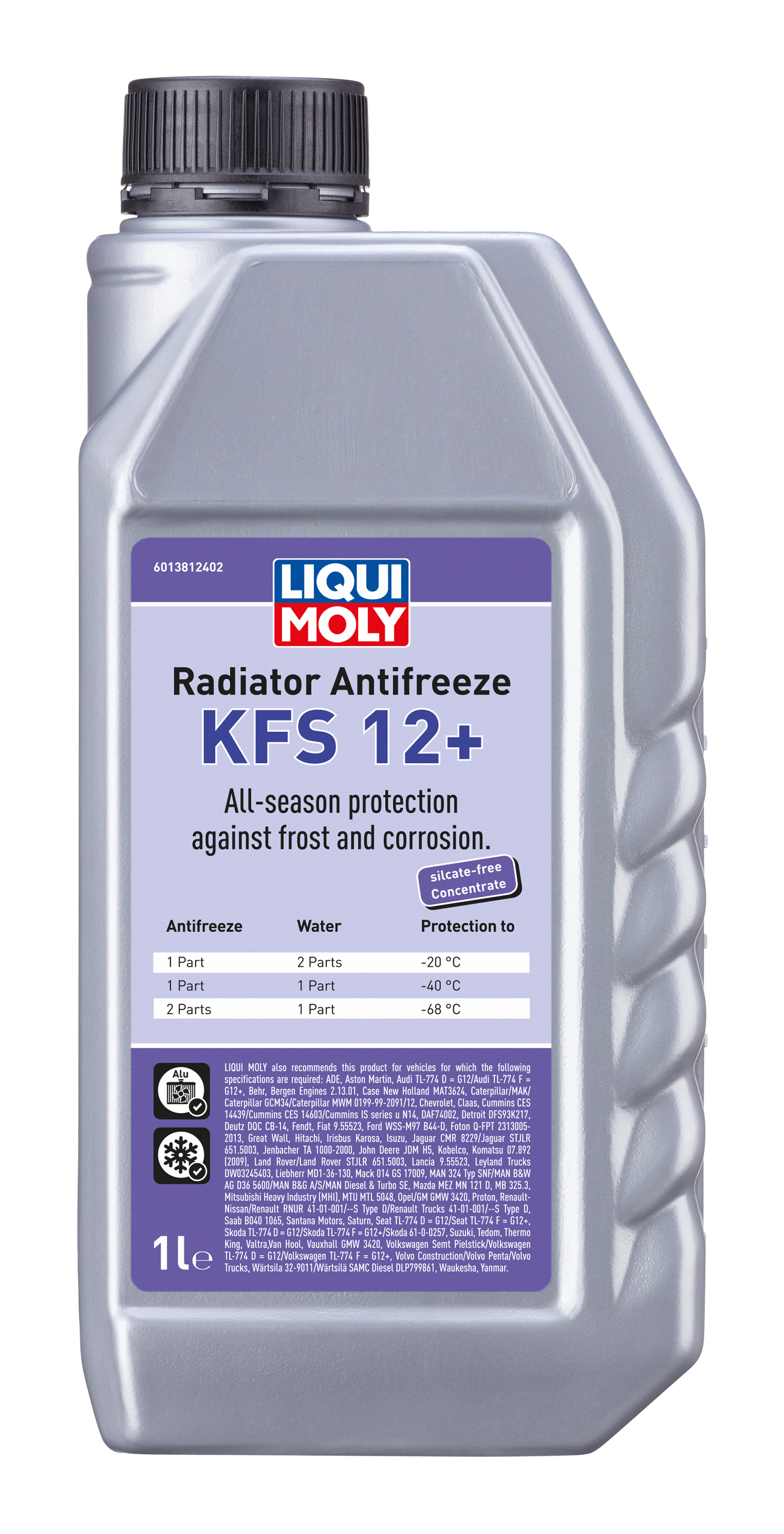 LIQUI MOLY Konsantre Antifriz KFS 12+ –68°C/G12+/KFS12+ 1 Litre