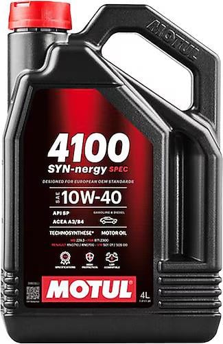 Motul 4100 SYN-nergy SPEC 6100 10W-40 Motor Yağı 4 Litre