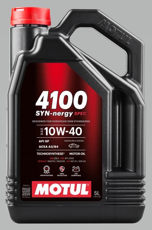 Motul 4100 SYN-nergy SPEC 6100 10W-40 Motor Yağı 5 Litre