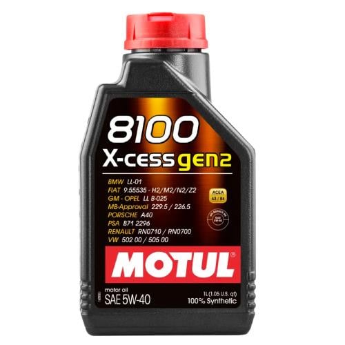 Motul 8100 X-CESS GEN2 5W-40 Motor Yağı 1 Litre