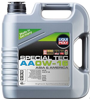 LIQUI MOLY Special Tec AA 0W-16 Motor Yağı 4 Litre