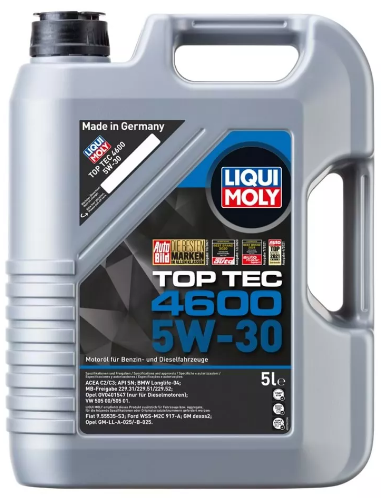 LIQUI MOLY Top Tec 4600 Dexos2 5W-30 Motor Yağı 5 Litre
