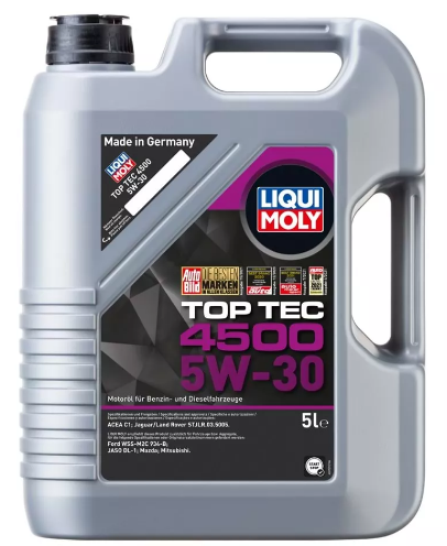 LIQUI MOLY Top Tec 4500 5W-30 Motor Yağı 5 Litre