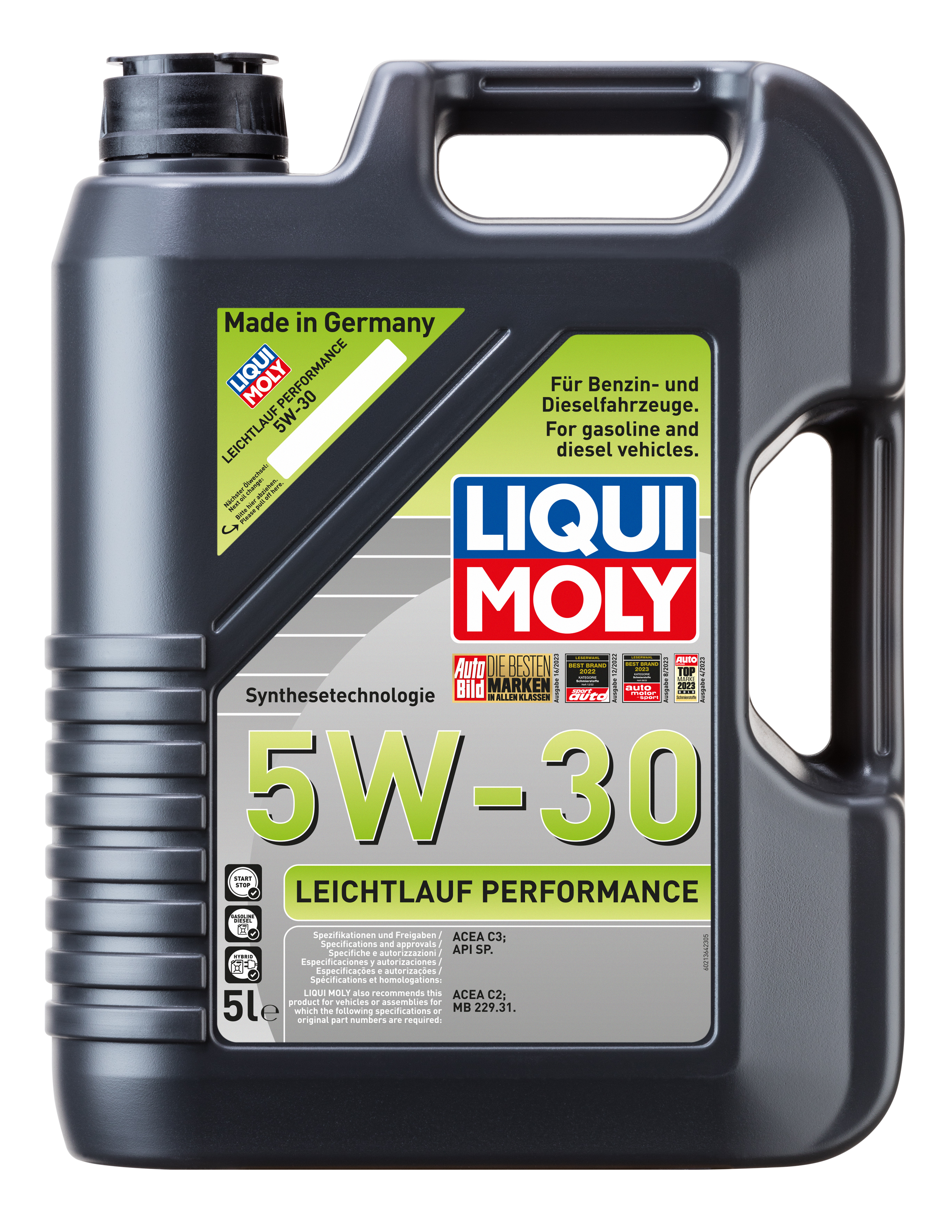 LIQUI MOLY Leichtlauf Performance 5W-30 Motor Yağı 5 Litre