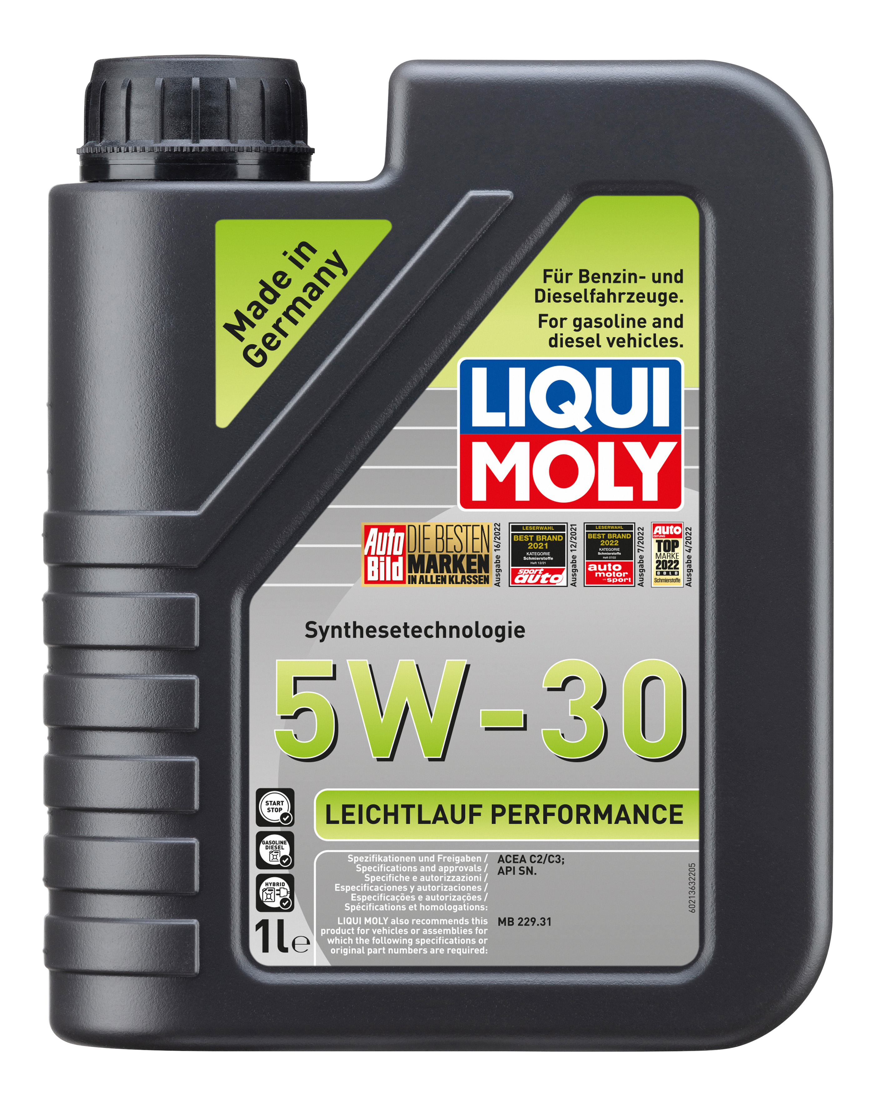 LIQUI MOLY Leichtlauf Performance 5W-30 Motor Yağı 1 Litre