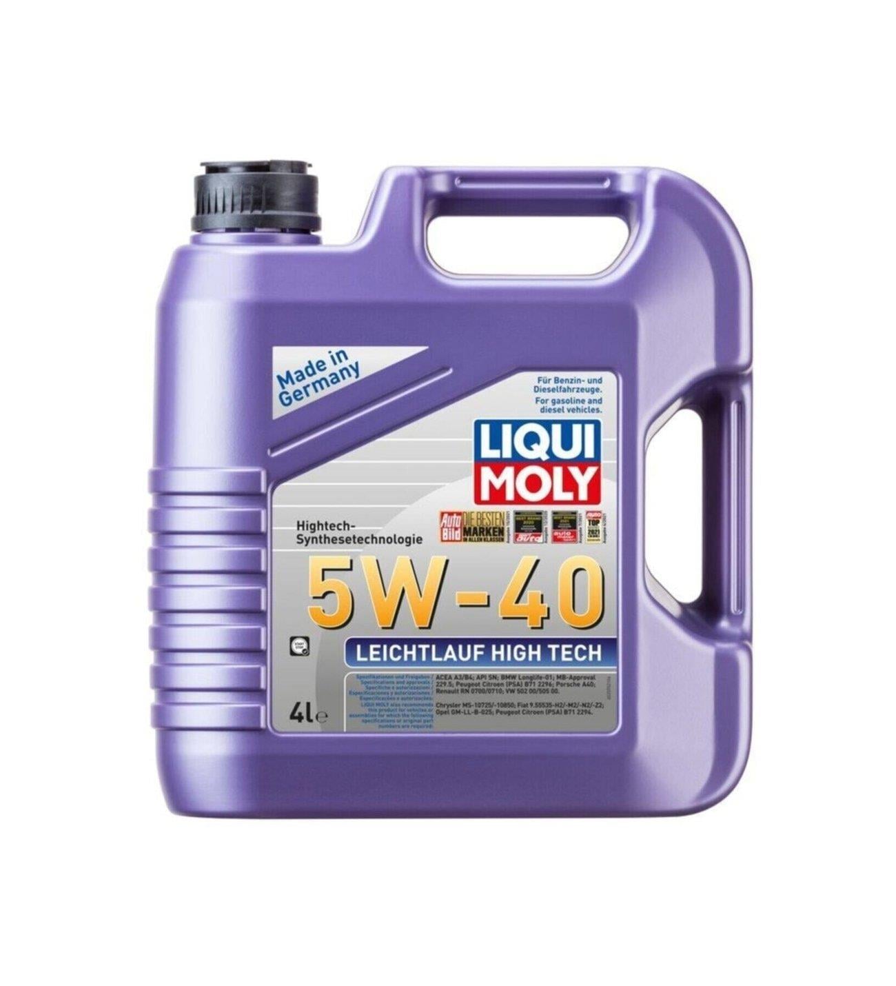 LIQUI MOLY Leichtiauf High Tech 5W-40 Motor Yağı 4 Litre