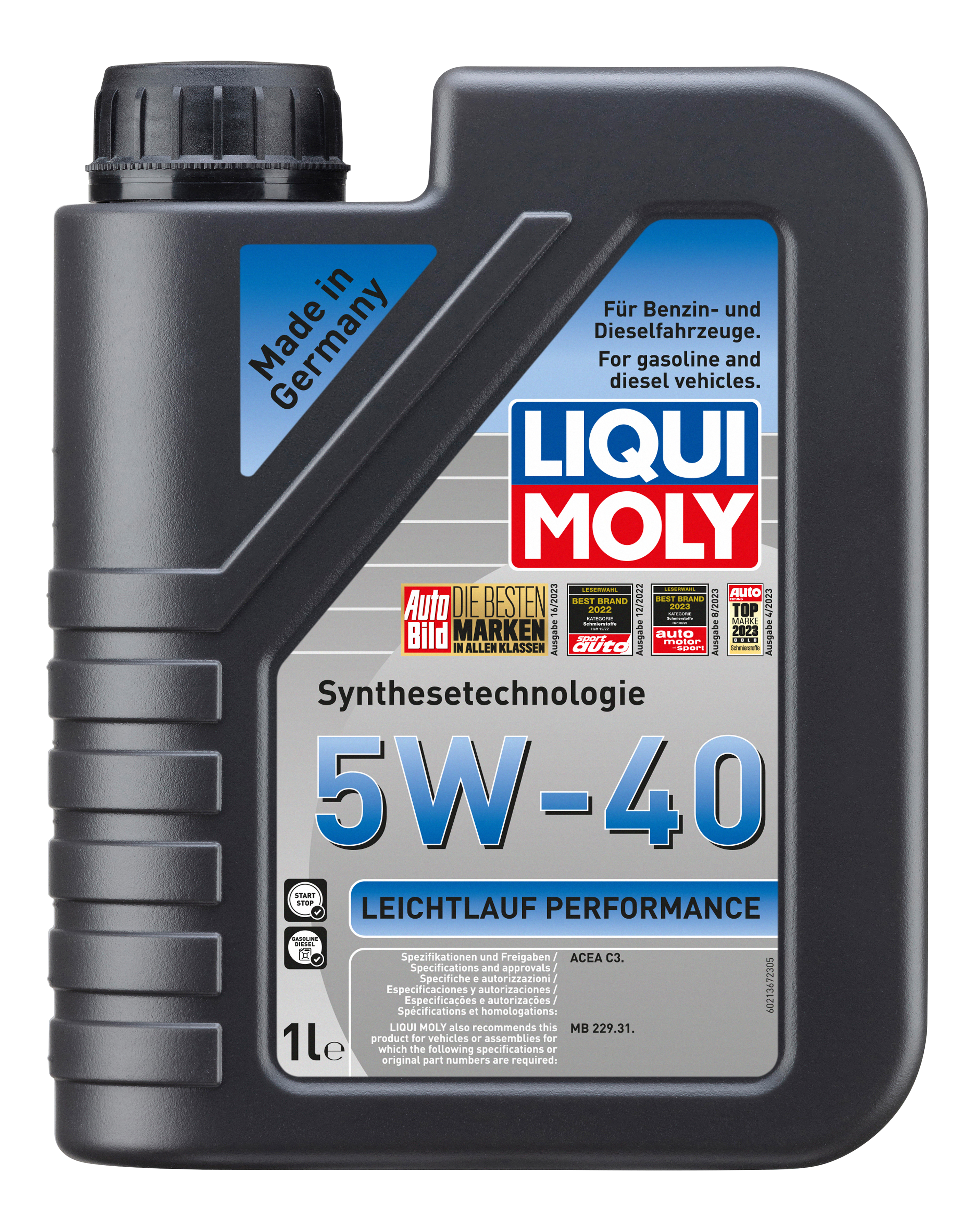 LIQUI MOLY Leichtlauf Performance 5W-40 Motor Yağı 1 Litre