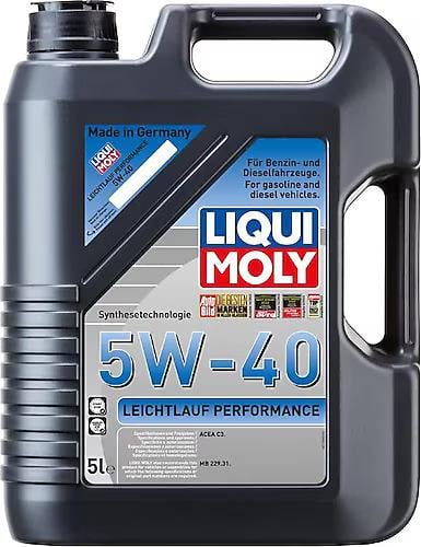 LIQUI MOLY Leichtlauf Performance 5W-40 Motor Yağı 5 Litre