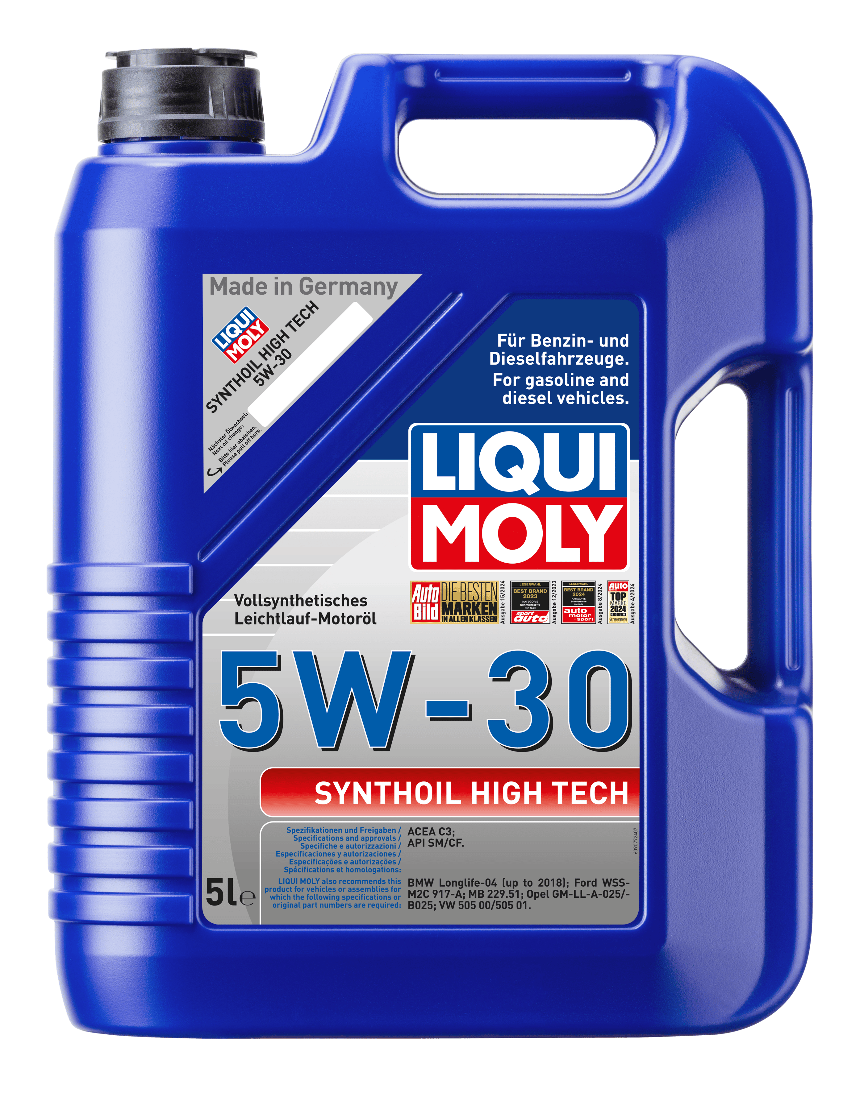 LIQUI MOLY Synthoil High Tech 5W-30 Motor Yağı 5 Litre
