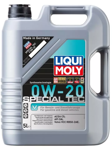 LIQUI MOLY Special Tec Motor Yağı V 0W-20 Motor Yağı 5 Litre