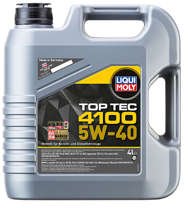 LIQUI MOLY Top Tec 4100 5W-40 Motor Yağı 4 Litre