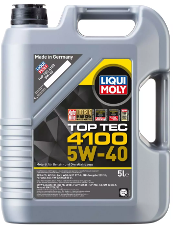 LIQUI MOLY Top Tec 4100 5W-40 Motor Yağı 5 Litre