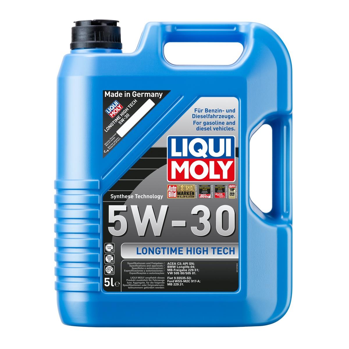 LIQUI MOLY Longtime High Tech 5W-30 Motor Yağı 5 Litre
