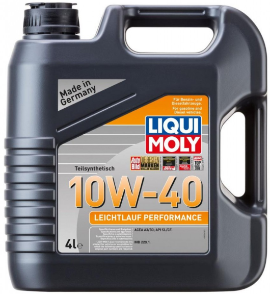 LIQUI MOLY Leichtlauf Performance 10W-40 Motor Yağı 4 Litre