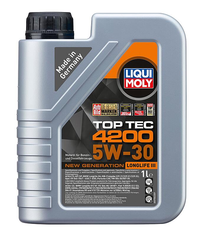 LIQUI MOLY TopTec 4200 5W-30 Motor Yağı 1 Litre
