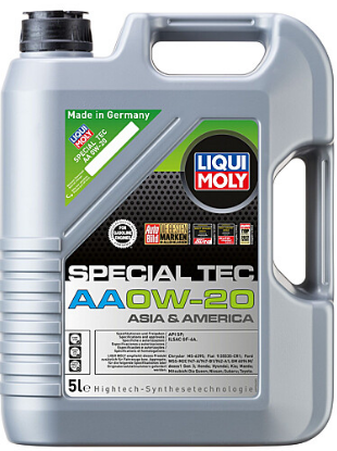 LIQUI MOLY Special Tec AA 0W-20 Motor Yağı 5 Litre