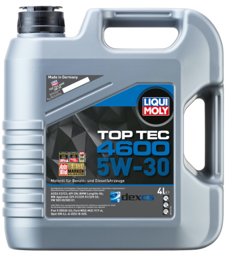 LIQUI MOLY Top Tec 4600 Dexos2 5W-30 Motor Yağı 4 Litre