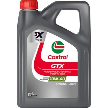 Castrol Gtx 10W-40 Motor Yağı 4 Litre