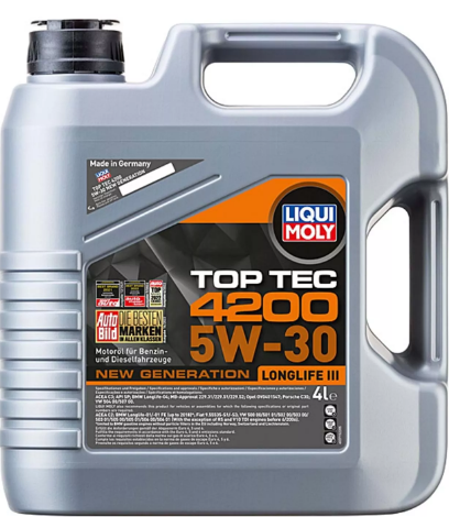 LIQUI MOLY Top Tec 4200 5W-30 Motor Yağı 4 Litre