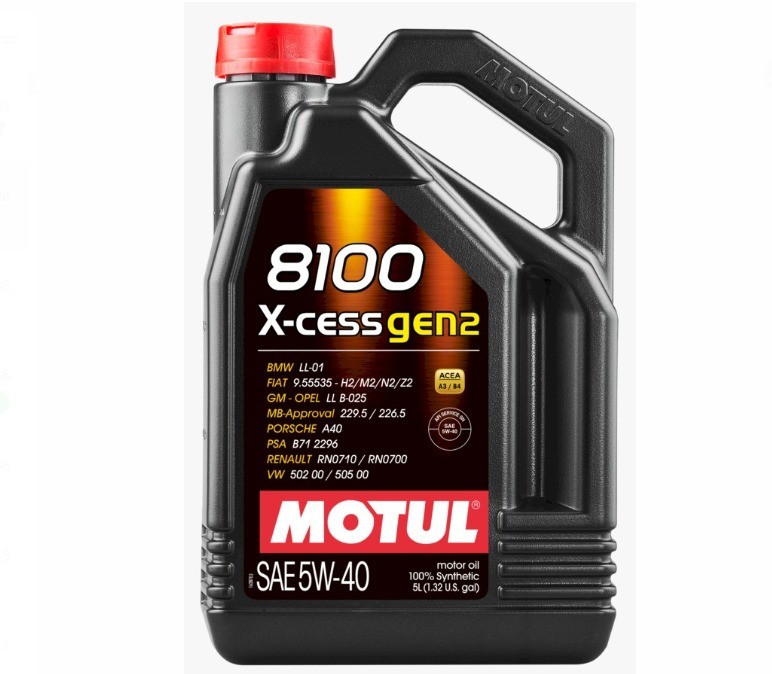 Motul 8100 X-CESS GEN2 5W-40 Motor Yağı 5 Litre