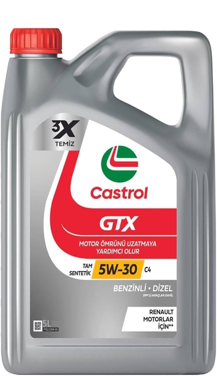 Castrol Gtx Dıesel 5W-30 Motor Yağı 5 Litre